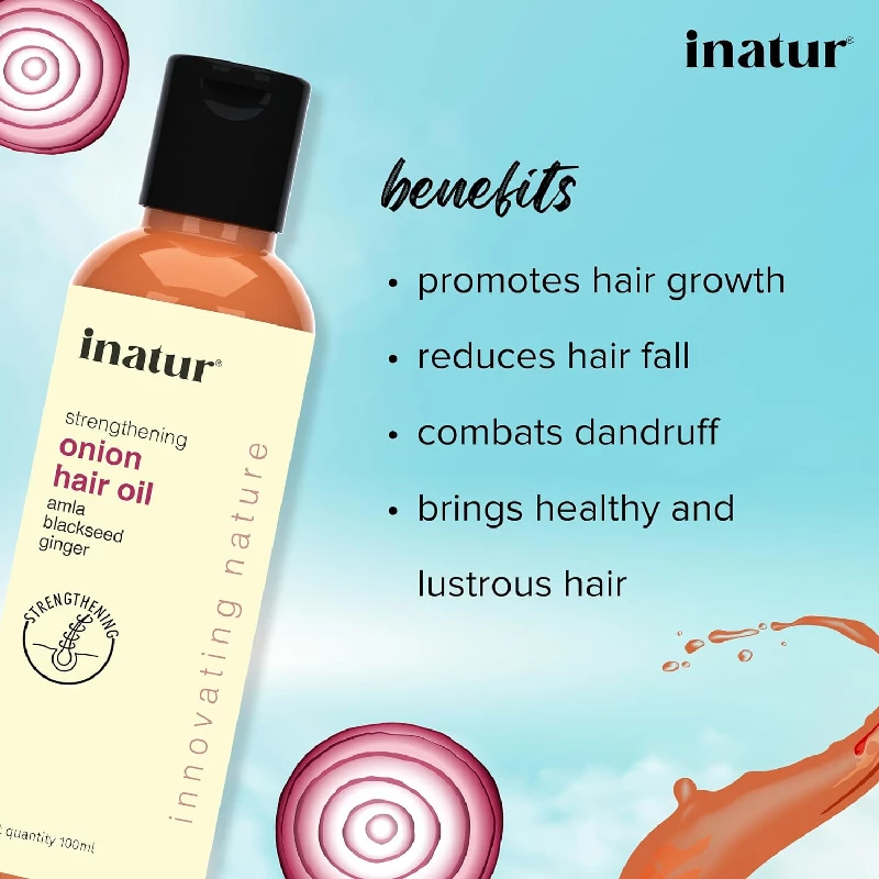 Inatur Onion Hair Oil, 100 ml-5.webp